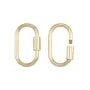 Chiusura a vite 12x21mm - Gold Filled x 1pz
