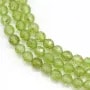 Peridoto rotondo sfaccettato 4mm x 39cm