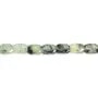 Prehnite retângulo facetado arredondado 9x13mm x 39cm