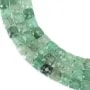 Quarz Aventurin (Grüner Erdbeere) facettierter Würfel 8mm x 38cm