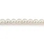 Japanese AKOYA cultured pearls, round, 7-8mm x 40cm A+