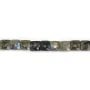 Square faceted labradorite 8mm x 38cm