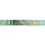 Faceted Peruvian Turquoise rectangle 8x10mm x 38cm