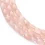 Rose quartz faceted rectangle 8x10mm x 38cm