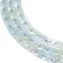 Facettierter Aquamarin-Rechteck 8x10mm x 38cm