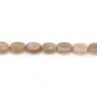 Pedra da lua laranja, de forma oval, 6x8mm x 2pcs