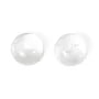 Rock crystal cabochon, round shape, 14mm x 2pcs
