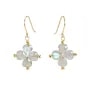 Orecchini Quadrifoglio - Labradorite & Gold Filled x 2pz