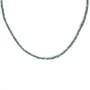 Collar Diamante azul - Relleno de Oro x 1ud