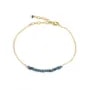 Rohblauer Diamantarmband - Gold Filled x 1Stk