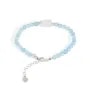 Bracelet Aigue Marine & Cristal de Roche - Argent 925 x 1pc