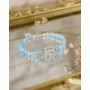 Aquamarin- und Bergkristall-Armband - Silber 925 x 1 Stk