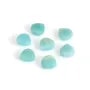 Amazonite Flat Faceted Drop 10x10mm x 2pcs