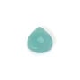 Amazonita Gota Plana Facetada 10x10mm x 2pcs