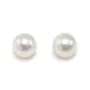 Perla de los mares del Sur/de Australia blanca, redonda, 9-10mm - AAA x 1pc