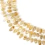 Chips di citrino allungati x 40cm (52 pezzi)