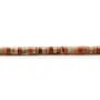 Jaspe aqua tierra rondela Heishi 2x4mm x 39cm