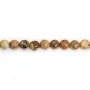 Jaspe Paysage rond 6.5mm x 38cm