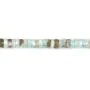 Hemimorfita rondelle heishi facetado 2x6mm x 37cm
