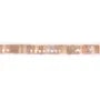 Pierre de Lune orange rondelle heishi facetté 2x6mm x 37cm