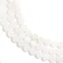 Weißer Jade rund 4.5mm x 38cm