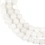 Jade branco redondo 8.5mm x 38mm