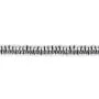 Hématite argenté foncé rondelle ondulé 1x4mm x 39cm