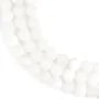 White round jade 10.5mm x 38cm