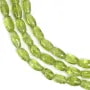 Baroque olive peridot 4x6mm x 36cm