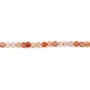Cuarzo rutilo rojo redondo 3mm x 39cm