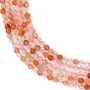 Quartzo rutilo vermelho redondo 3mm x 39cm