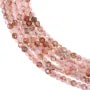 Rutilquarz multicolor rund facettiert 2mm x 39cm