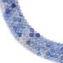 Jaspe manchado azul redondo 2mm x 40cm