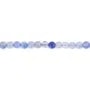 Jaspe manchado azul redondo 2mm x 40cm