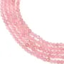 Quarzo fragola rotondo sfaccettato 2.5mm x 39cm
