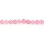 Cuarzo fresa redondo facetado 2.5mm x 39cm