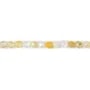 Opale multicolore gialla rotonda sfaccettata 2.5mm x 39cm