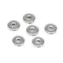 Silver Hematite Donut 12mm x 1pc