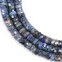 Facettierte Dumortierit-Heishi-Scheibe 2x6mm x 38cm