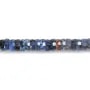 Dumortierita rodaja heishi facetada 2x6mm x 38cm
