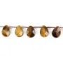 Tiger Eye Faceted Drop 8x12mm | Bead Wholesale