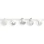 Howlite flat faceted drop 8x10mm x 40cm