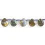 Labradorit facettierter Tropfen flach 8x10mm x 39cm