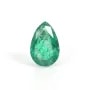 Esmeralda para engastar, corte pêra 6x9mm x 1pc