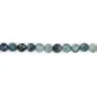Runder facettierter blauer Turmalin 2mm x 39cm
