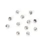Facettierte runde Perlen Slash 3mm - Silber 925 x 10Stk