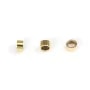 Crimp tube beads 2x1mm - hole 1.4mm - Gold Filled x 20pcs