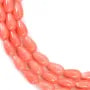 Bambou de mer teinté rose goutte 5x9mm x 40cm