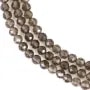 Smoky Quartz Round Faceted 4mm x 40 cm