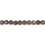Smoky Quartz Round Faceted 4mm x 40 cm